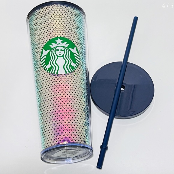 Starbucks Dining Starbucks Dark Sequin Tumbler Iridescent Holiday